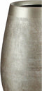 Mica Decorations Vaas/hoge bloempot - mat champagne - keramiek - H40 x D26 cm - voor takken/bloemen
