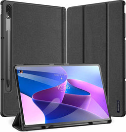 Dux Ducis Tablet Hoes Geschikt voor Lenovo Tab P12 Pro - Dux Ducis Domo Bookcase - Zwart