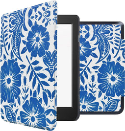 imoshion E-reader Hoesje - Geschikt voor Tolino Page 2 - Design Sleepcover Bookcase - Flower Tile