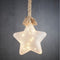 Luca Lighting Ster aan Touw Kerstverlichting met 15 LED Lampjes - H100 x Ø20 cm - Frosted White