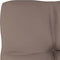 vidaXL - Palletkussen - 58x58x10 - cm - stof - taupe