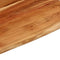 vidaXL - Bureaublad - rechthoek - natuurlijke - rand - 110x80x2,5 - cm - acaciahout