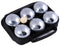 Longfield Games - Jeu De Boule Set - 6 metalen ballen met tas - 74 mm