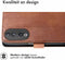 iMoshion Hoesje Geschikt voor Honor 90 Pro Hoesje Met Pasjeshouder - iMoshion Luxe Bookcase - Bruin