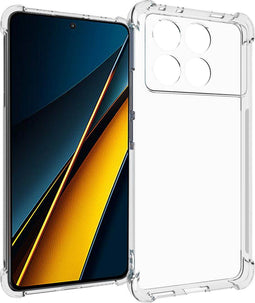 iMoshion Hoesje Geschikt voor Xiaomi Poco X6 Pro Hoesje Siliconen - iMoshion Shockproof Case - Transparant