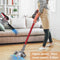 Royalty Line® CVC9316 Steelstofzuiger Draadloos 3 in 1 - Stofzuiger Draadloos Zonder Zak - LED Verlichting - 0.8L Stofbak - Lichtgewicht - Vacuum Cleaner - Rood