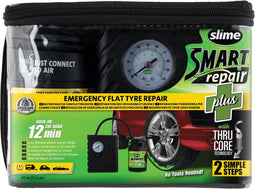 Slime Smart Repair Plus Kit - Complete Bandenreparatieset - 12V Compressor - Geschikt voor Auto's
