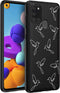 iMoshion Hoesje Geschikt voor Samsung Galaxy A21s Hoesje Siliconen - iMoshion Design hoesje - Zwart / Vogels illustratie