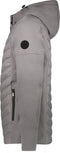 Cars Jeans Packer - Heren Jas - Gewatteerd met capuchon - Mid Grey - Maat L