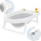 Bathroom - Solutions - Babybadje - inklapbaar - wit - en - grijs