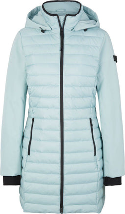 TOM TAILOR hybrid coat - Dames Jas - Lange mouwen met capuchon - Maat L (2023)