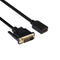 Club3D CAC-1211 - DVI-naar-HDMI Adapterkabel - UHD 3840 x 2160 bij 30 Hz - Zwart
