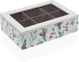 Box for Infusions Versa Acebo Hout 17 x 7 x 24 cm