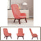 vidaXL Relaxstoel fluweel roze