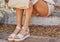 Toms 10017908 Diana - Damesschoenen sandalen - Leren bovenmateriaal - Beige