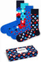 Happy Socks - Gift Box - 4 paar unisex sokken - Navy