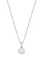 Casa Jewelry Collier Pommy S - Zilveren ketting met parelmoer hanger - Zilver