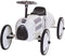 Retro Roller Lewis - Loopauto - Metalen wielen - Wit
