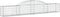 vidaXL - Schanskorven - 15 - st - gewelfd - 300x30x40/60 - cm - gegalvaniseerd - ijzer