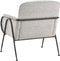 TRYSNES - Fauteuil - Zwart/Wit - Polyester