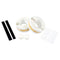 Stuurlint Velox carbon-look ø2.5 x 30mm 1.75m - wit (2 stuks in een doos)