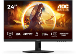 AOC 24G4HRE - Gaming Monitor - 200Hz 0.5ms G-SYNC - Rood Zwart