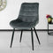 Lizzely Garden & Living De Vince - Eetkamerstoel - Velvet zitting - Grijs