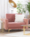 Fauteuil ABERDEEN Fluweel Roze