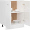 vidaXL - Onderkast - Lyon - 60x46x81,5 - cm - bewerkt - hout - hoogglans - wit
