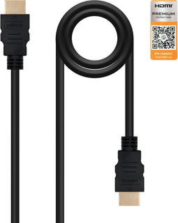 Nanocable HDMI V2.0 - HDMI Kabel - 4K 60 Hz 18 Gbps - Zwart