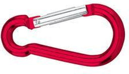 dörner + helmer 4815824 Karabijnhaak aluminium rood geanodiseerd 80 mm 12 stuk(s)