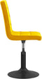 vidaXL - Eetkamerstoelen - draaibaar - 2 - st - fluweel - mosterdgeel