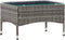 vidaXL - Salontafel - 60x40x36 - cm - poly - rattan - grijs