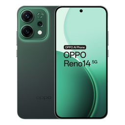 Oppo Reno14 - Groen - 256 GB - Fysieke simkaart + eSIM