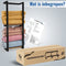 SV Living SVHD23 - Handdoekrek - Industrieel Zwart Antiek Bruin - 77*28*14cm