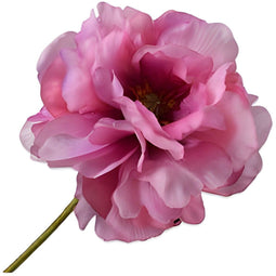 Klaproos steel mauve/groen rt 73 cm Silk-Ka