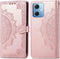 iMoshion Hoesje Geschikt voor Xiaomi Redmi Note 12 Hoesje Met Pasjeshouder - iMoshion Mandala Bookcase - Rosé Goud