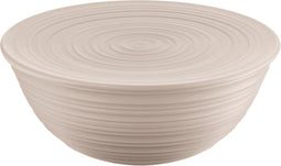 Guzzini - Tierra - Kom met deksel - XL - Gerecycleerd Plastic - Taupe