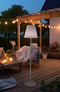 Vloerlamp Beige Staal/Kunststof - Buitenlamp - 35x35x150cm - Stella - Giga Meubel