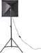 Nedis Lampenset voor Fotostudio - 70 W - 5500 K - 4000 lm - Werk hoogte: 60-180 cm - Inclusief lampen: 2 - Inclusief reistas - Zwart