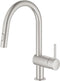 GROHE Minta - Keukenkraan - Hoge draaibare C-uitloop - Uittrekbare handdouche RVS (supersteel) - 32321DC2