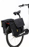 New Looxs ® Tulum Double MIK - Dubbele Fietstas - 100% Gerecycled Polyester - Geschikt voor Elektrische Fietsen - Voor MIK-Bagagedrager - Afneembare Fietstas - 32 Liter - Zwart