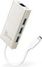 j5create JCH471 - USB Type-C Gigabit Ethernet Hub Multi Adapter - 5 Gbps - Grijs