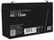 Green Cell AGM40 - Accu VRLA / AGM - 6V 15Ah - 151 x 50 x 94 mm (1x)
