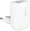 Belkin WCB007vfWH - 2-poorts USB-C wandlader 37 W - Snelladen iPhone en Samsung - Wit