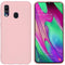 iMoshion Hoesje Geschikt voor Samsung Galaxy A40 Hoesje Siliconen - iMoshion Color Backcover - Roze
