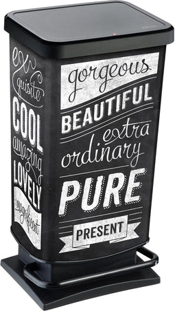 Rotho Paso pedaalemmer - prullenbak 40L - BPA vrij - hipster