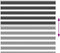 vidaXL - Zebra - rolgordijn - 155x150 - cm - stofbreedte - 150,9 - cm - zwart