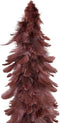 PTMD Foksy Kerstmis Ornament - 14 x 14 x 60 cm - Veren - Bruin
