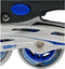 Street Rider Pro - Inline Skates - Aluminium frame 4 wielen remblokje - Blauw/Zwart